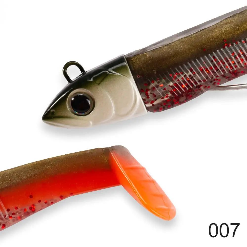 Señuelo de pesca de silicona suave Hunthouse Barre T. Minnow 70/85/100/110/125/135/155mm para lubina y lucio LW216