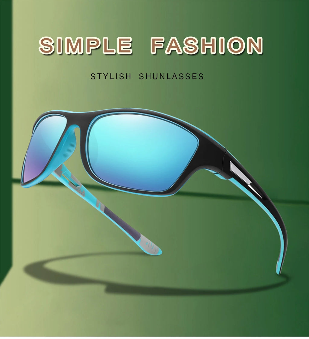 Gafas de sol polarizadas para pescar para hombre y mujer, lentes de sol antideslumbrantes UV400 para ciclismo, conducción, senderismo, 1 unidad