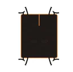 Funda Protectora Premium para Asiento de Coche para Perros, de Tela Oxford, Resistente al Agua y a los Arañazos, Tipo Hamaca, para Autos, Camionetas y SUVs