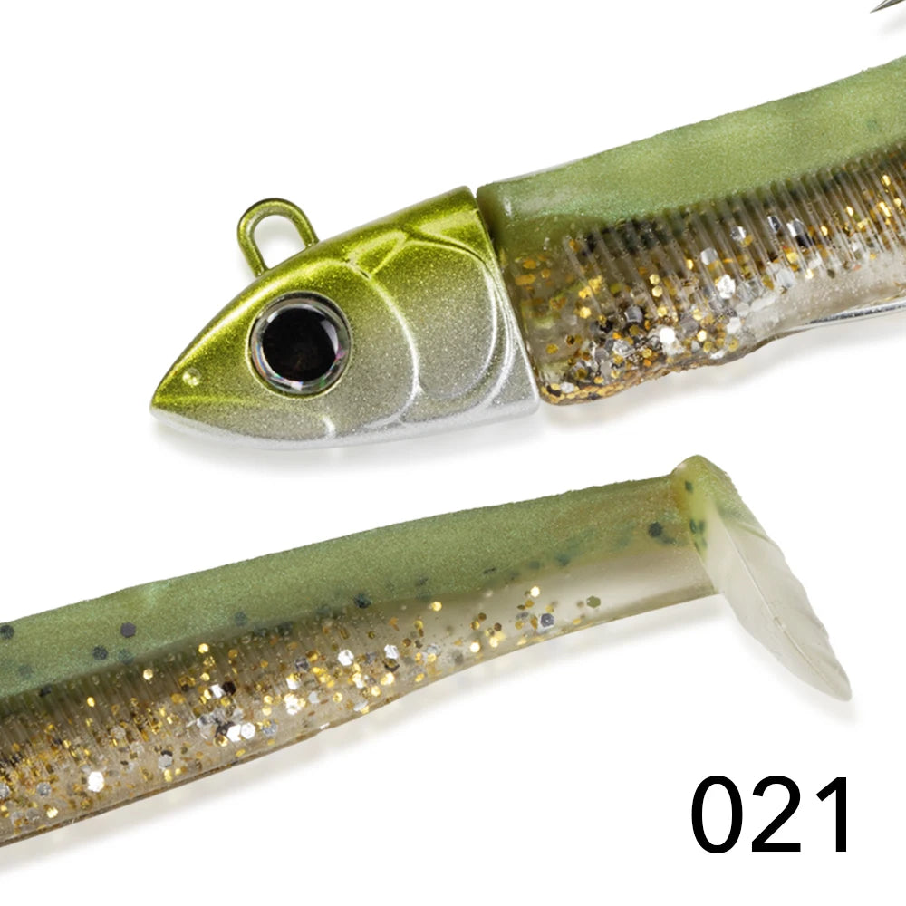 Señuelo de pesca de silicona suave Hunthouse Barre T. Minnow 70/85/100/110/125/135/155mm para lubina y lucio LW216