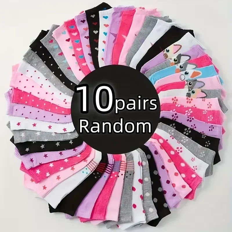 10/15/20/30/40/par de calcetines con estampado de corazones, calcetines tobilleros de color caramelo para el Día de San Valentín, medias y calcetería para mujer