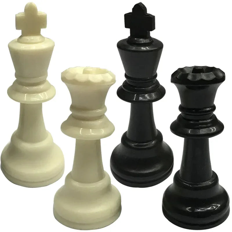 Juego de ajedrez de lujo de 32 piezas de ajedrez de alta calidad King High 64mm 77mm 97mm Ajedrez juego de ajedrez Medieval juguetes para niños juego