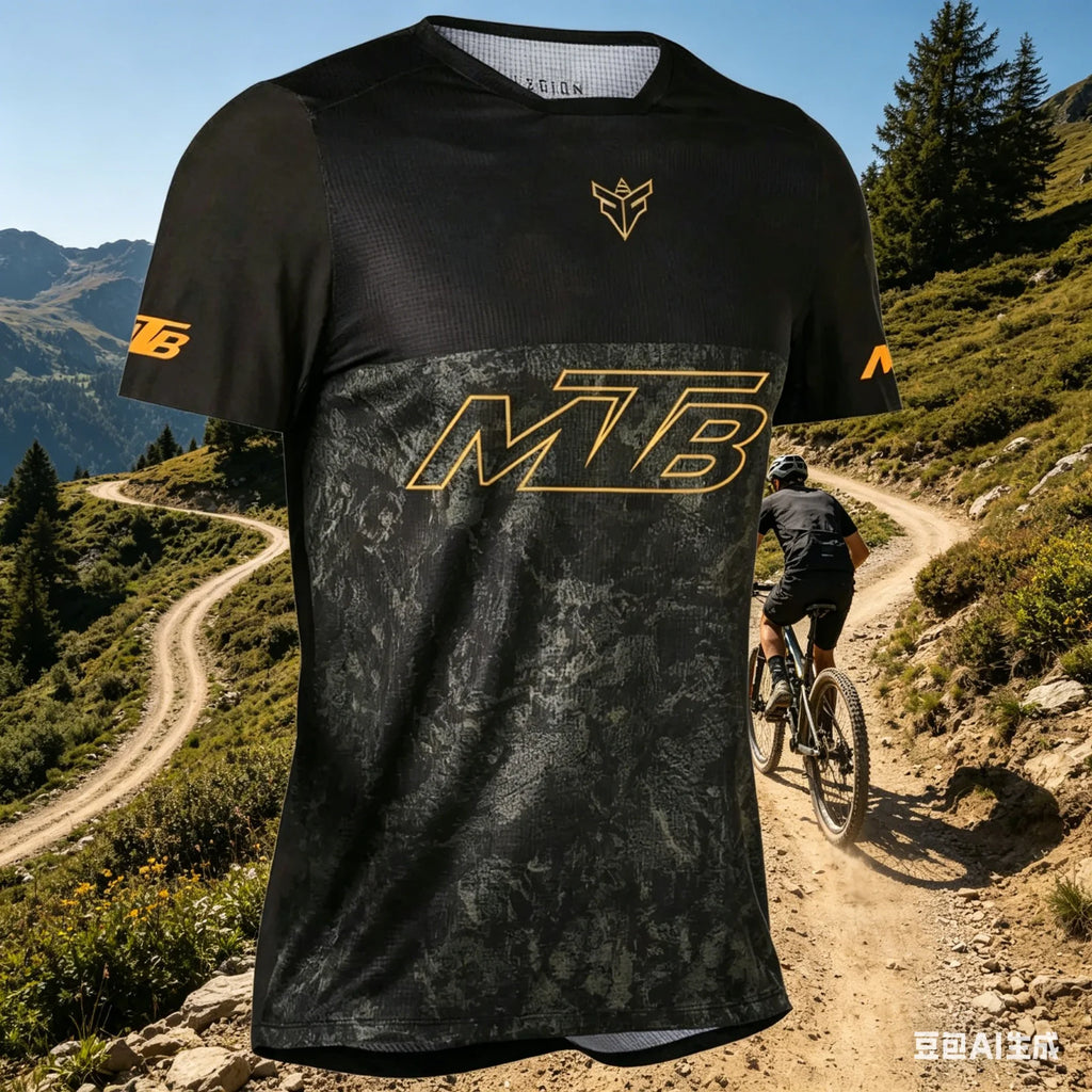 Camisetas de Ciclismo de Montaña, Camiseta de Manga Corta para Deportes al Aire Libre, Ropa Deportiva de Manga Corta para Padres e Hijos