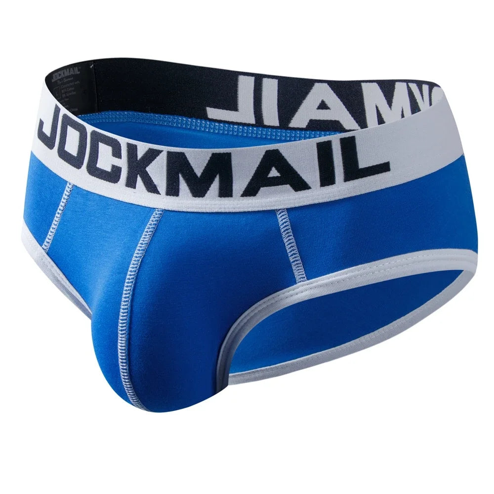 Calzoncillos sexis de marca para Hombre, Bikini, ropa interior masculina, Calzoncillos para Hombre, calzoncillos de algodón para Hombre, Cuecas, ropa interior, uso diario JM339