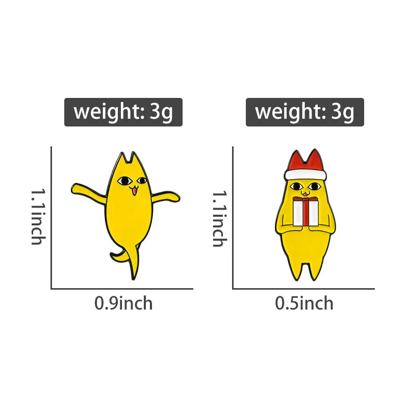 Broches de Esmalte de Dibujos Animados de Comedia, Lindos Broches de Anime de Perro, Gato, Pato, Doctor, Oso, para Ropa, Solapa, Joyería, Regalos para Amigos