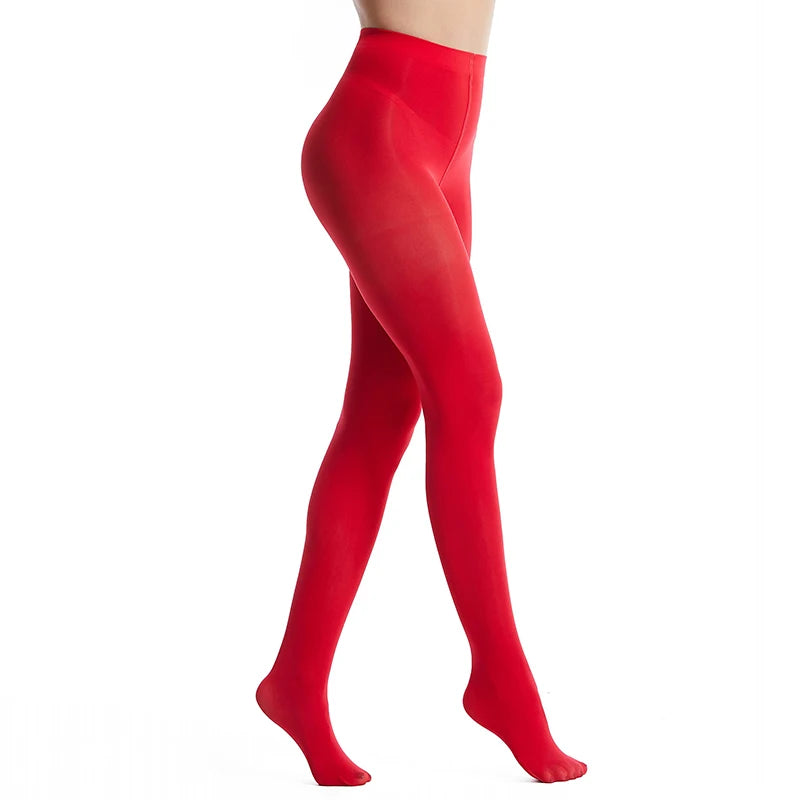 Medias largas sexis de talla grande para mujer, pantimedias de terciopelo de Color caramelo, medias elásticas grandes para primavera, verano y otoño, lencería escolar para chica