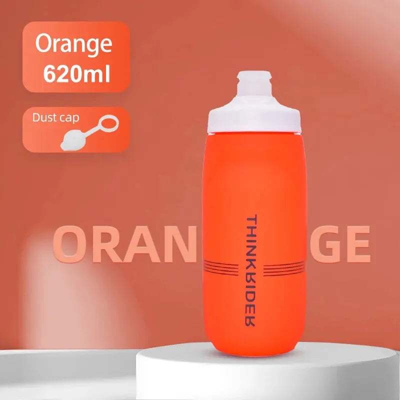 ThinkRider-botella de agua para bicicleta de montaña y carretera, botella de plástico portátil de gran capacidad para deportes al aire libre, 620ml/750ml