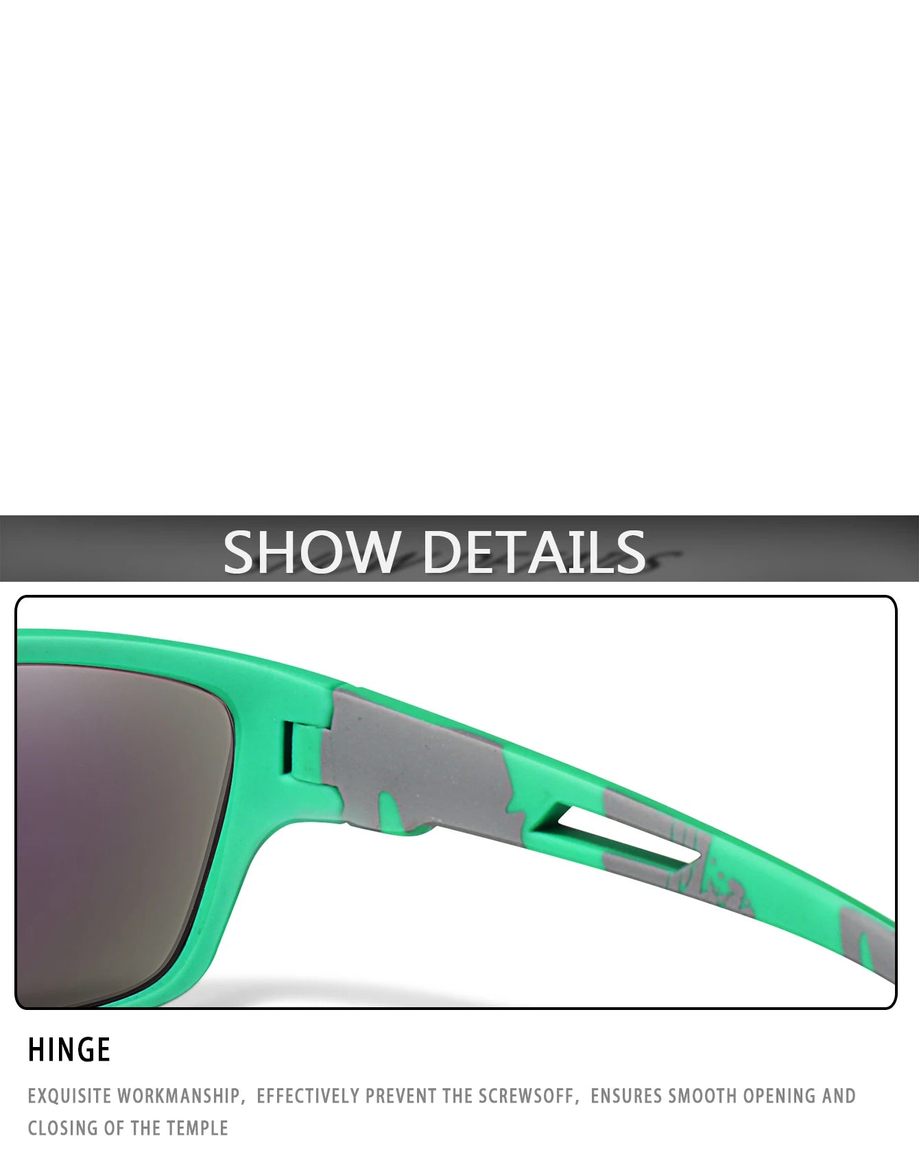 Gafas de sol polarizadas para pescar para hombre y mujer, lentes de sol antideslumbrantes UV400 para ciclismo, conducción, senderismo, 1 unidad