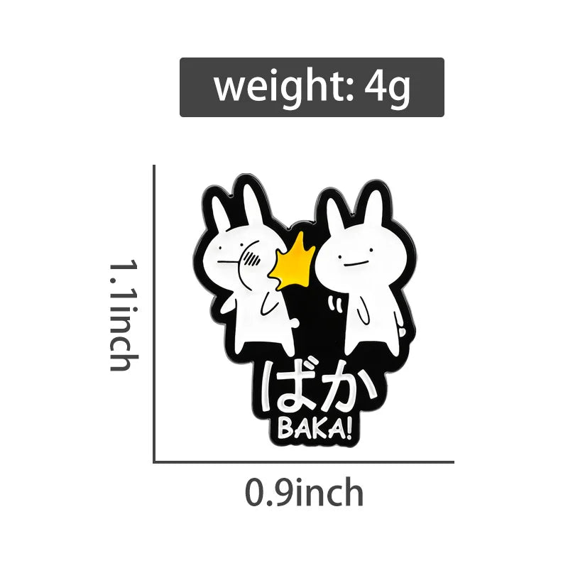 Broches de Esmalte de Dibujos Animados de Comedia, Lindos Broches de Anime de Perro, Gato, Pato, Doctor, Oso, para Ropa, Solapa, Joyería, Regalos para Amigos