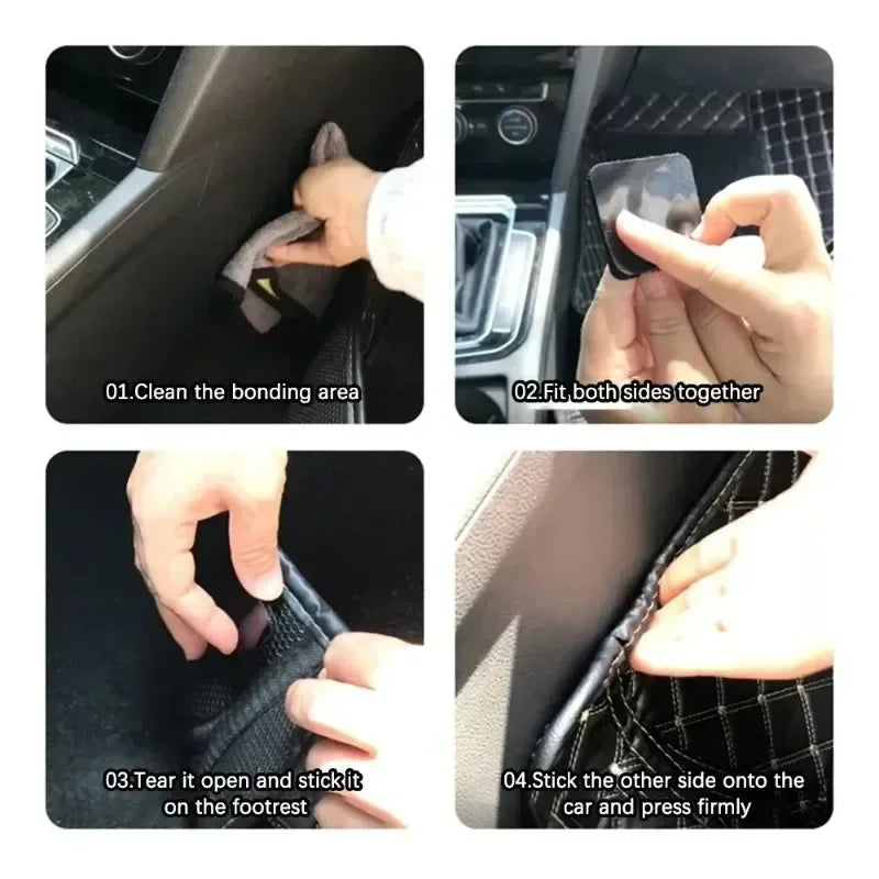 Pegatinas de fijación de alfombra de doble cara para coche, parches fijos, alfombrillas para pies, cintas de agarre antideslizantes, nuevas