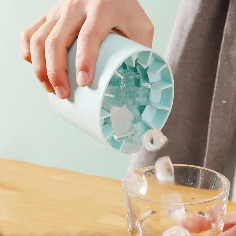 Molde de silicona para cubitos de hielo, cubo de hielo redondo, refrigerador casero DIY de verano, máquina de hielo congelada, molde creativo para cubitos de hielo, herramientas de bar