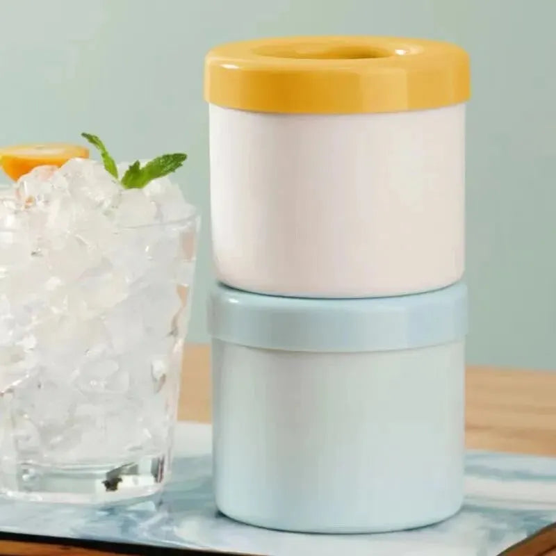 Molde de silicona para cubitos de hielo, cubo de hielo redondo, refrigerador casero DIY de verano, máquina de hielo congelada, molde creativo para cubitos de hielo, herramientas de bar