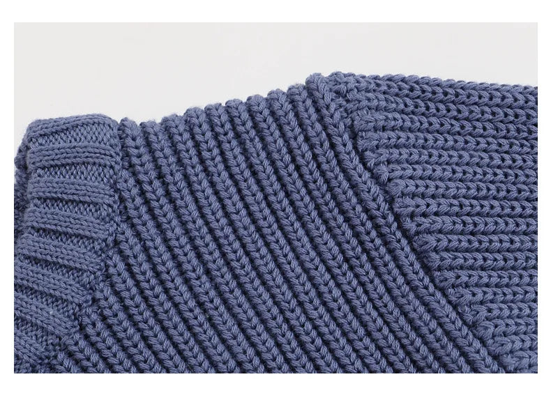 Suéteres de bebé Otoño Invierno niños niñas de manga larga suéter de punto de Color puro bebé niños niñas suéter suéteres ropa