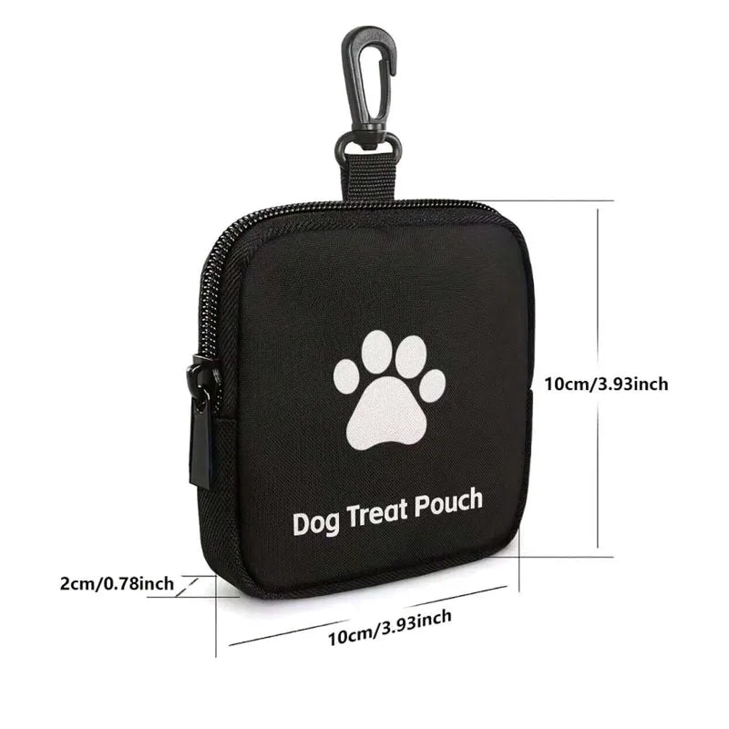 Bolsa portátil para golosinas para perros, adiestramiento al aire libre, bolsillo para comida para perros, bolsas multifuncionales de recompensa para perros, suministros para mascotas