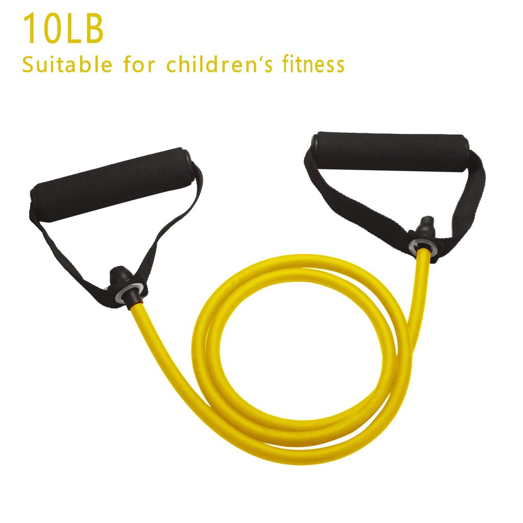 Bandas de resistencia con asas, bandas de ejercicio, bandas de entrenamiento con asas para hombres y mujeres, equipo de entrenamiento de fuerza en casa