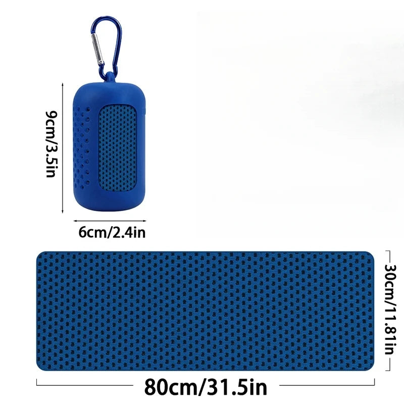 Nueva toalla de microfibra deportiva de secado rápido, toalla súper absorbente para acampar, ultrafina, ligera, para gimnasio, natación, Yoga, toalla de playa