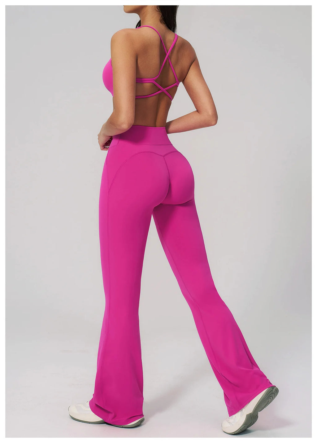 Conjunto de Yoga para Mujer, Ropa Deportiva, Conjunto de Gimnasio y Fitness, 2 Piezas, Leggings para Correr, Sujetador Deportivo Transpirable, Ropa Deportiva Femenina