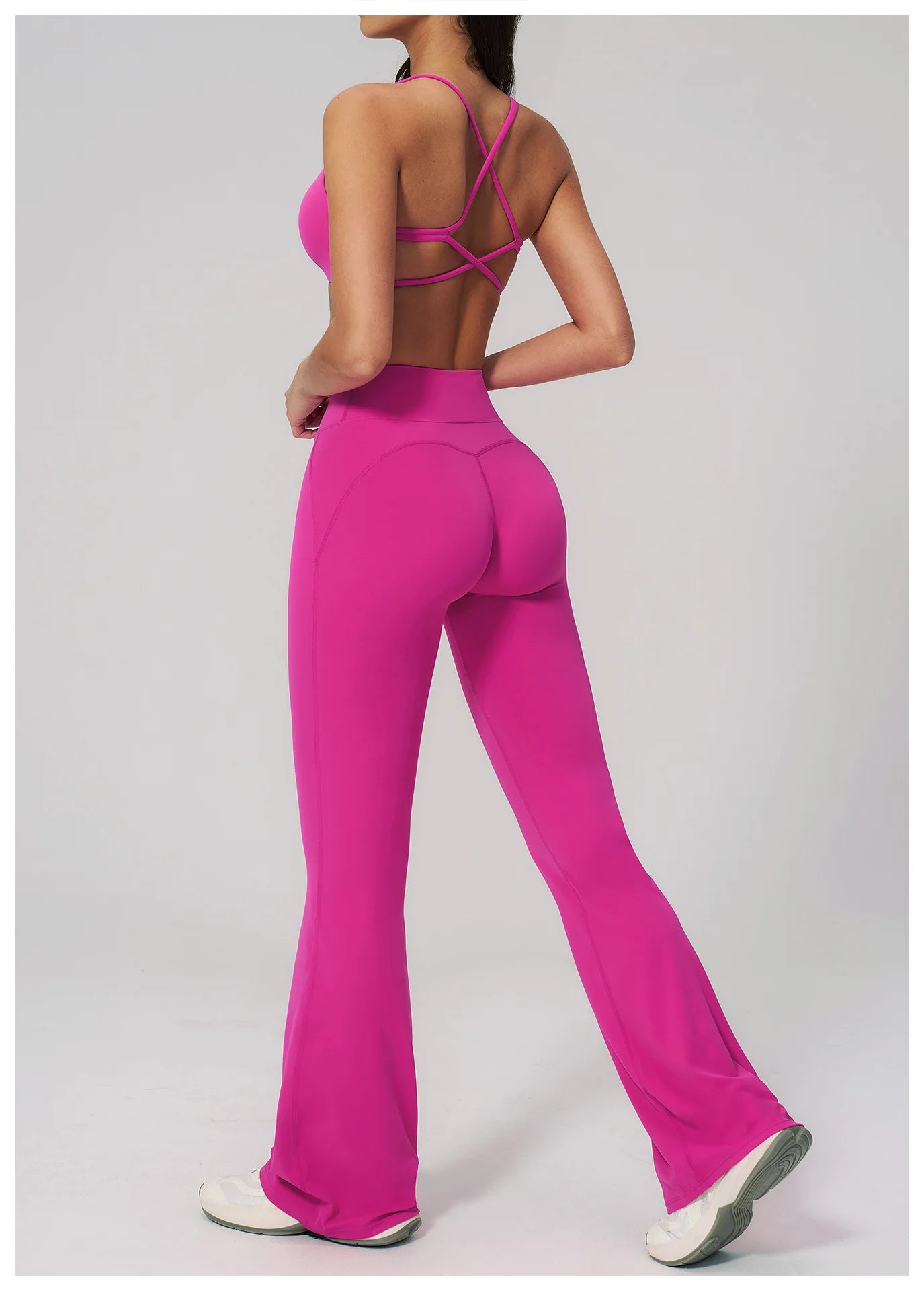 Conjunto de Yoga para Mujer, Ropa Deportiva, Conjunto de Gimnasio y Fitness, 2 Piezas, Leggings para Correr, Sujetador Deportivo Transpirable, Ropa Deportiva Femenina