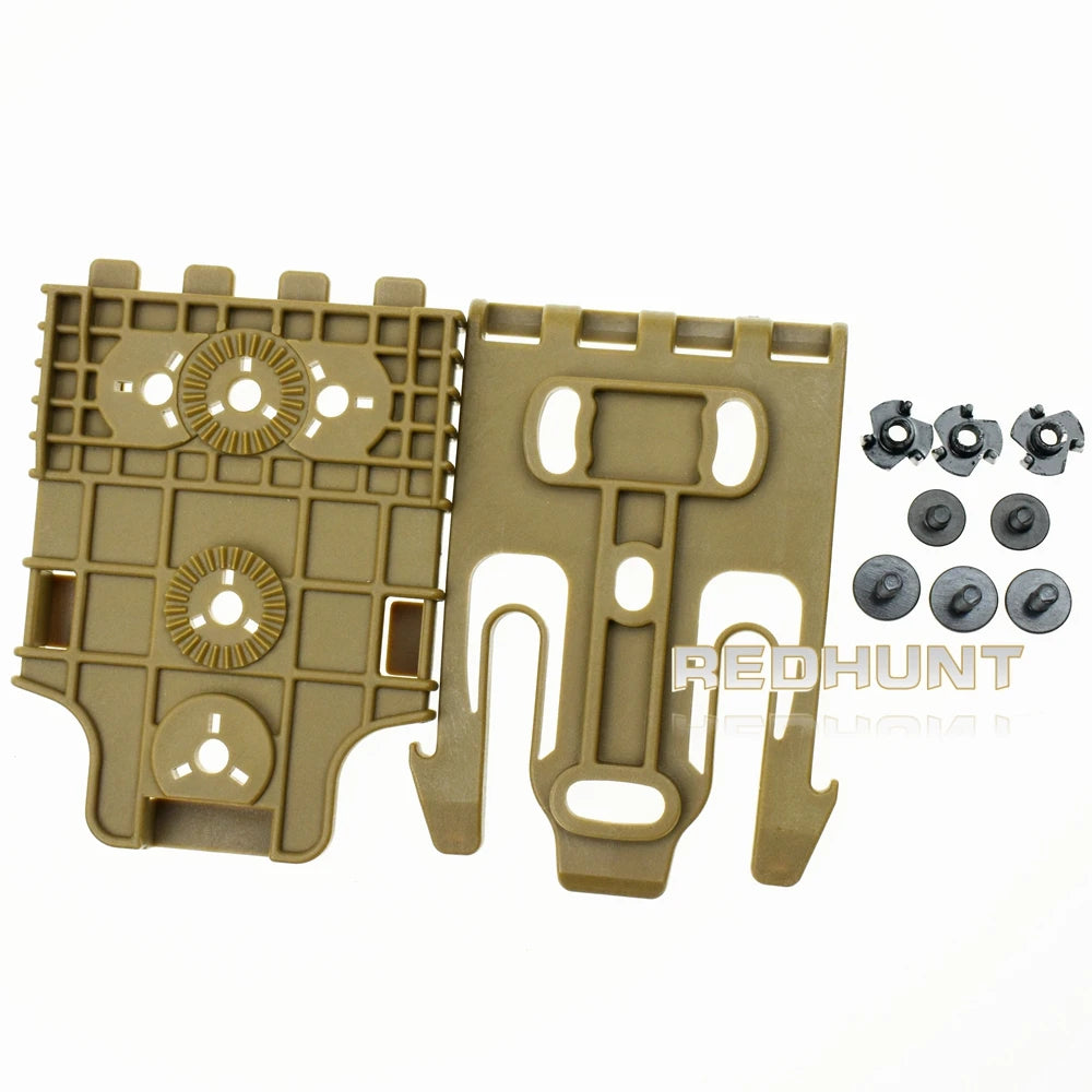 QLS Kit de accesorios para funda de pistola, adaptador de funda de pistola, Kit de sistema de bloqueo rápido con polímero QLS 19 y 22