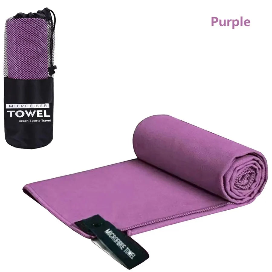 Toalla deportiva de secado rápido, Toalla de microfibra para correr, Yoga, gimnasio, Fitness, baloncesto, acampar al aire libre, senderismo, playa, 40x80/76x152cm