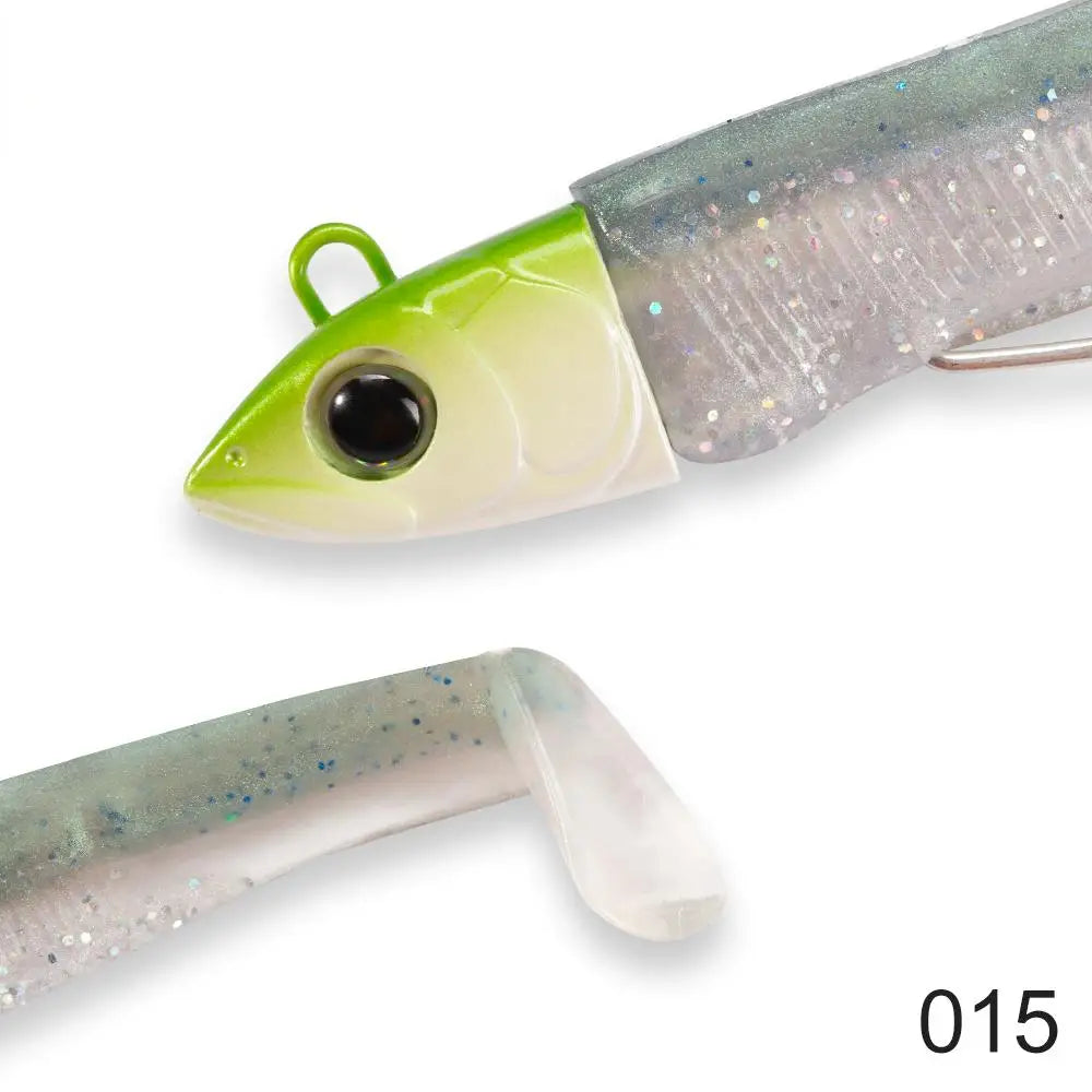 Señuelo de pesca de silicona suave Hunthouse Barre T. Minnow 70/85/100/110/125/135/155mm para lubina y lucio LW216