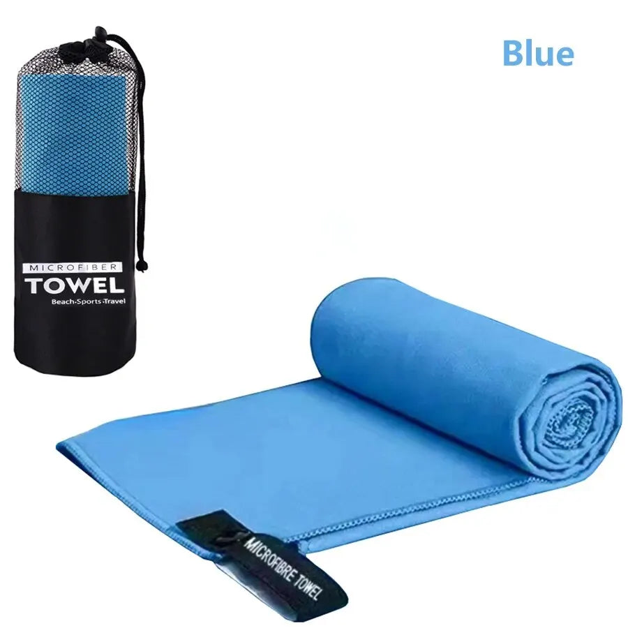 Toalla deportiva de secado rápido, Toalla de microfibra para correr, Yoga, gimnasio, Fitness, baloncesto, acampar al aire libre, senderismo, playa, 40x80/76x152cm