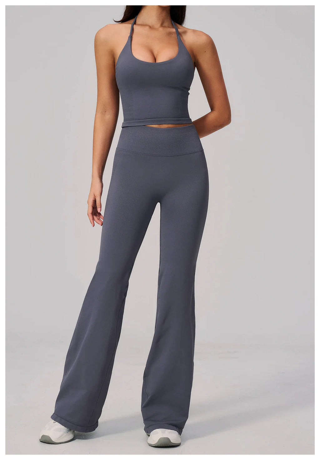 Conjunto de Yoga sin Costuras para Mujer, Ropa Deportiva, Conjunto de Fitness de 2 Piezas, Leggings y Sujetador Deportivo Transpirable, Ropa Deportiva Femenina