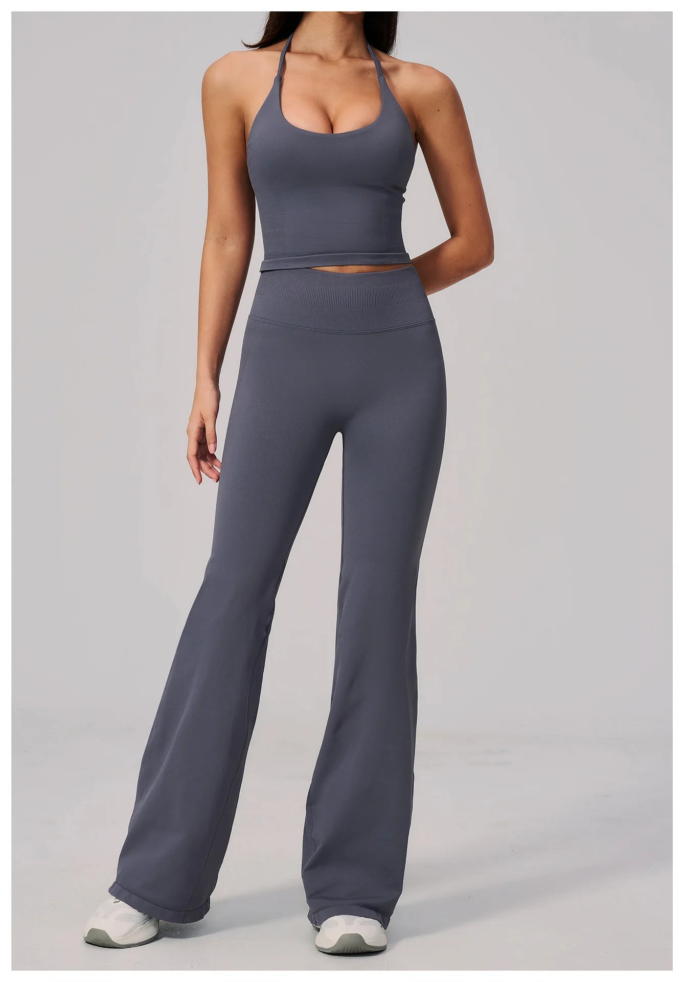 Conjunto de Yoga sin Costuras para Mujer, Ropa Deportiva, Conjunto de Fitness de 2 Piezas, Leggings y Sujetador Deportivo Transpirable, Ropa Deportiva Femenina