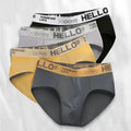 4 unids/lote de calzoncillos Para Hombre, ropa interior Para Hombre, pantalones cortos sexis, bragas Para Hombre, calzoncillos elásticos transpirables Para Hombres de gran tamaño