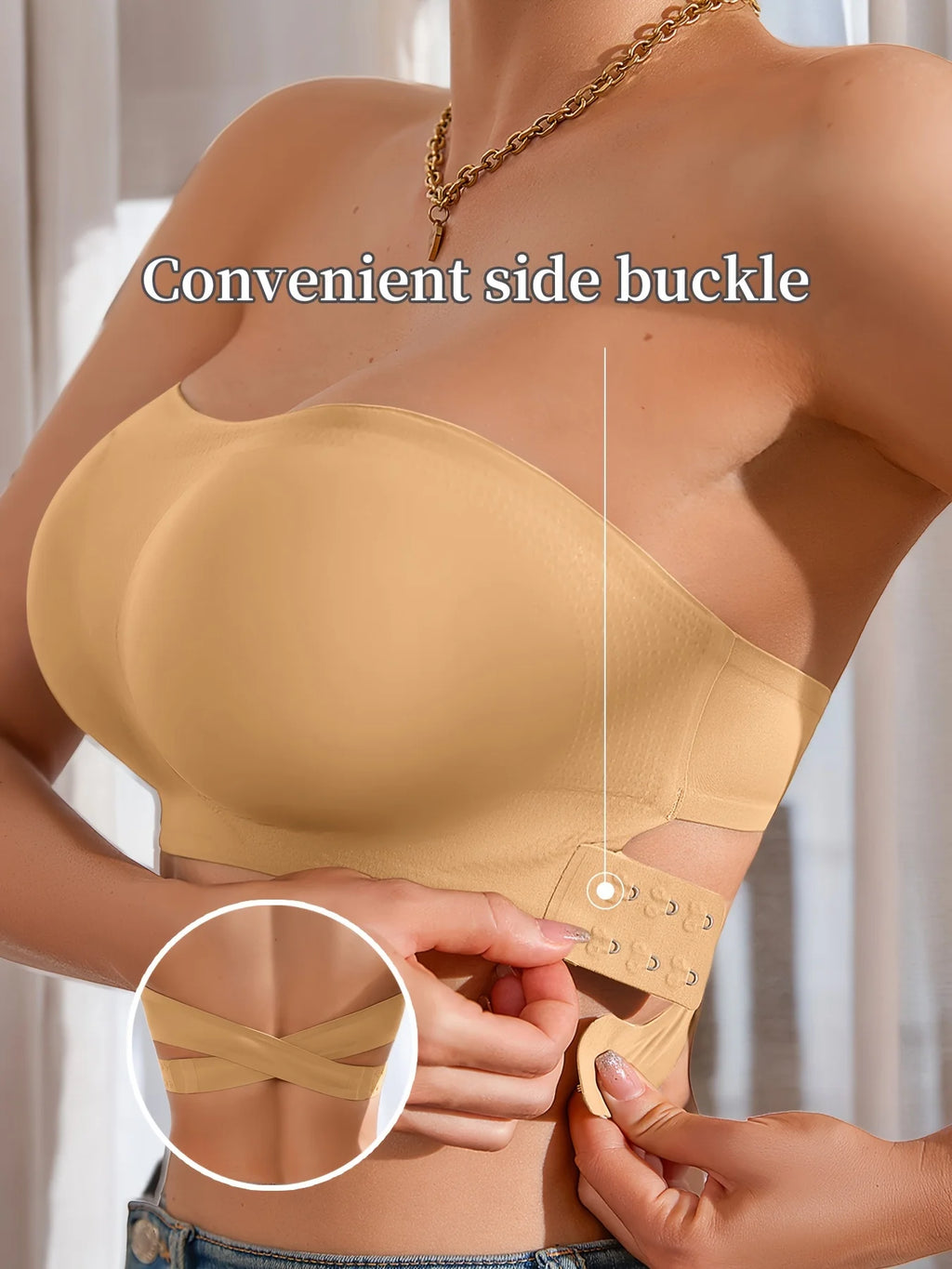 1 unds/3 unids/pack YMQJ sujetador sin costuras acolchado extraíble de seda de hielo suave sin rastro para mujer sujetador sin costuras para mujer sujetador sin tirantes
