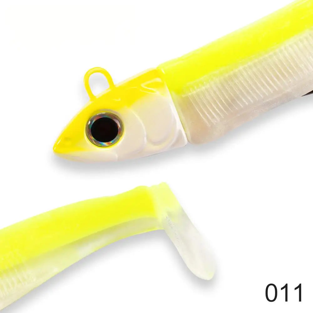 Señuelo de pesca de silicona suave Hunthouse Barre T. Minnow 70/85/100/110/125/135/155mm para lubina y lucio LW216