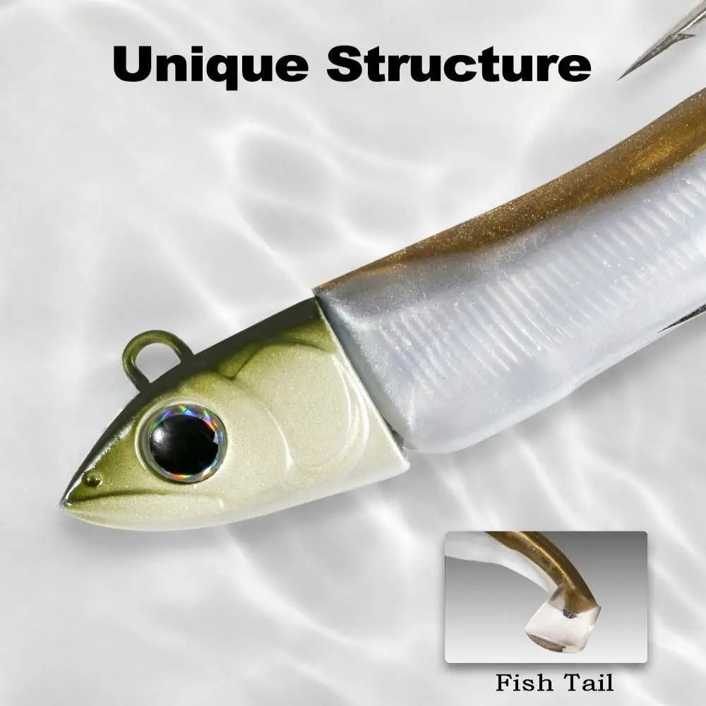 Señuelo de pesca de silicona suave Hunthouse Barre T. Minnow 70/85/100/110/125/135/155mm para lubina y lucio LW216