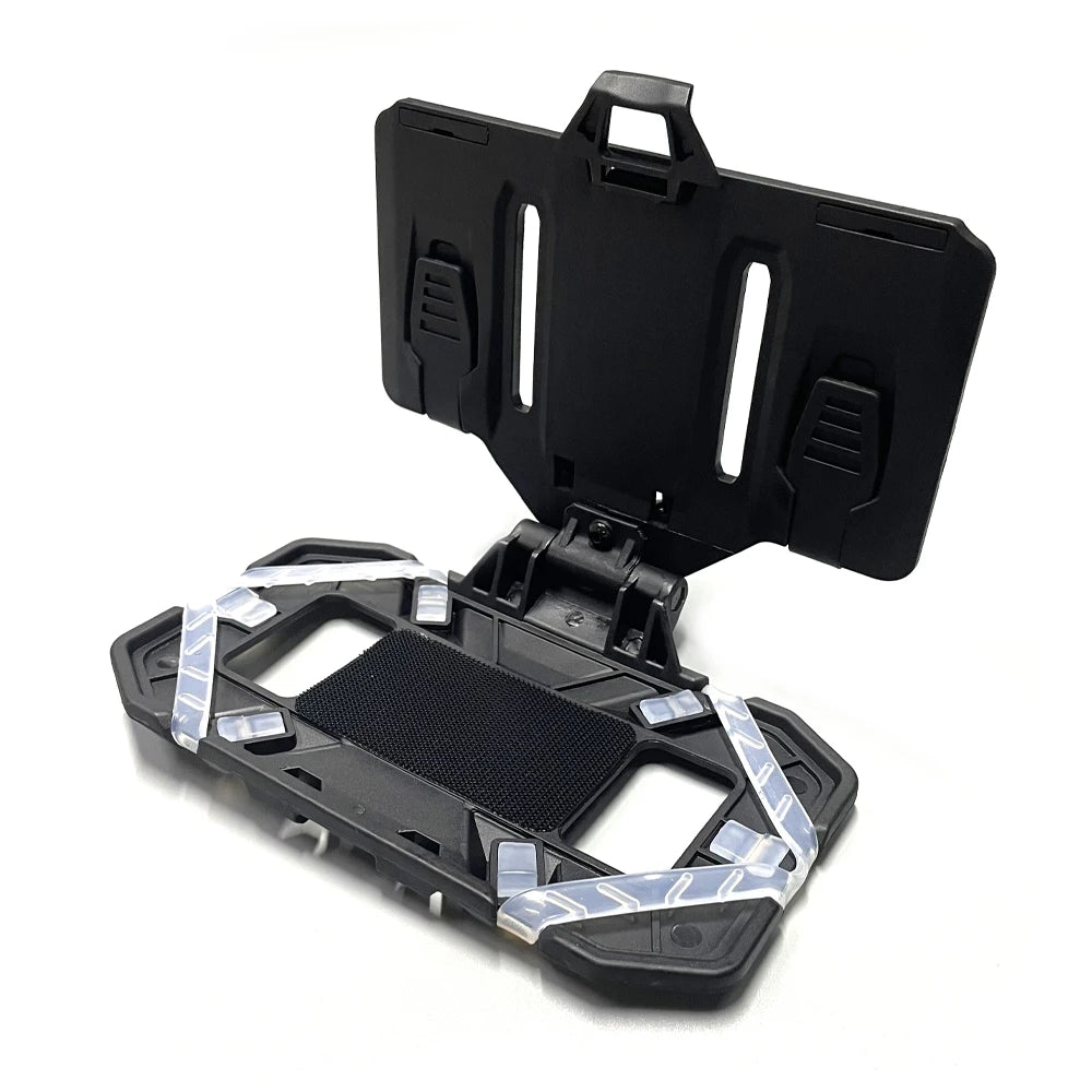 Soporte táctico para teléfono MOLLE, tablero de navegación plegable, equipo de sujeción para teléfono móvil, accesorios para chaleco de caza Airsoft