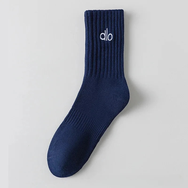 Calcetines dlo de algodón puro antiolor, aptos para todas las estaciones, medias 100% algodón, para jóvenes estudiantes, talla grande, calcetines de baloncesto.