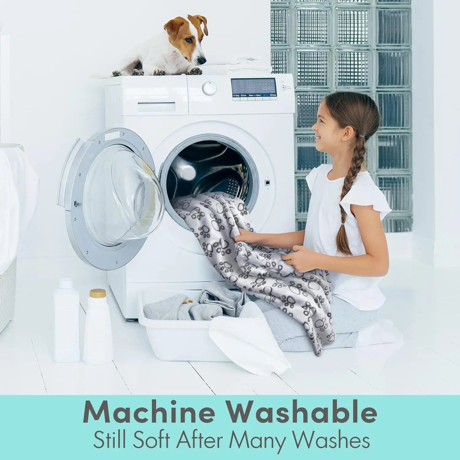 Manta suave de primera calidad para perros, manta lavable para gatos de interior, artículos esenciales para cachorros, perros grandes, medianos y pequeños