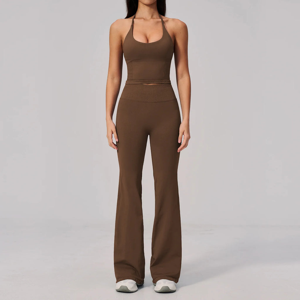 Conjunto de Yoga sin Costuras para Mujer, Ropa Deportiva, Conjunto de Fitness de 2 Piezas, Leggings y Sujetador Deportivo Transpirable, Ropa Deportiva Femenina