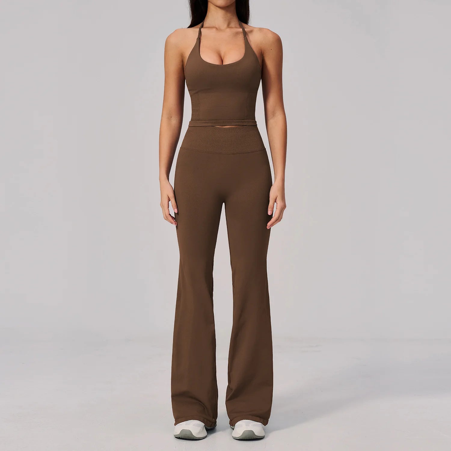 Conjunto de Yoga sin Costuras para Mujer, Ropa Deportiva, Conjunto de Fitness de 2 Piezas, Leggings y Sujetador Deportivo Transpirable, Ropa Deportiva Femenina