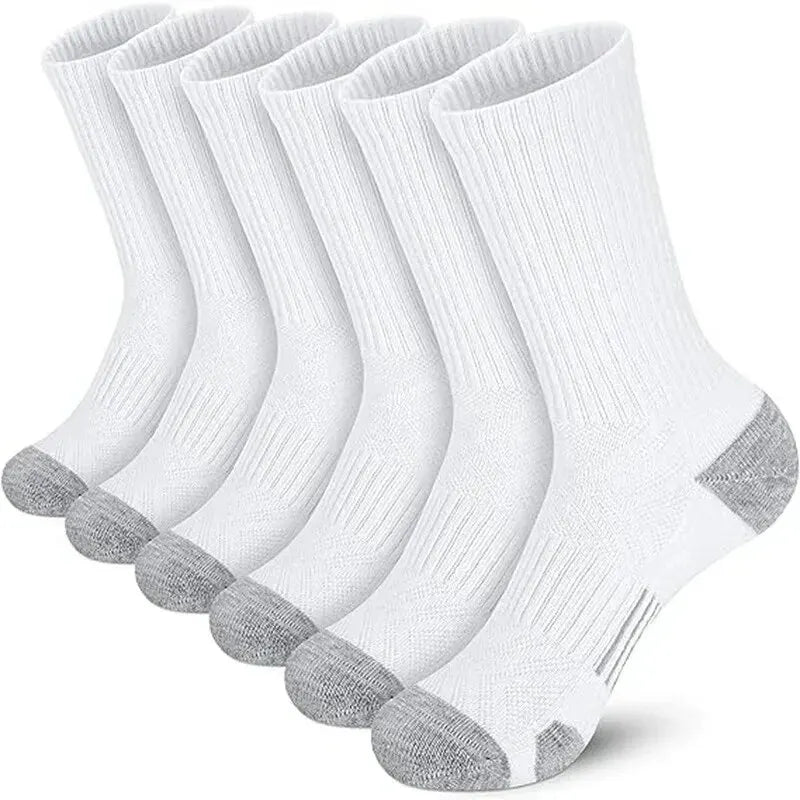6/12 pares de calcetines de gimnasio al aire libre para hombre, alta calidad, cómodos, suaves, agarre al suelo, fútbol, talla grande, nuevo estilo