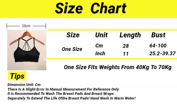 Ropa Interior Deportiva para Mujer, Top Corto sin Costuras para Yoga y Fitness, con Tirantes Anchos con Letras, Cómodo para Entrenamiento, sin Varillas