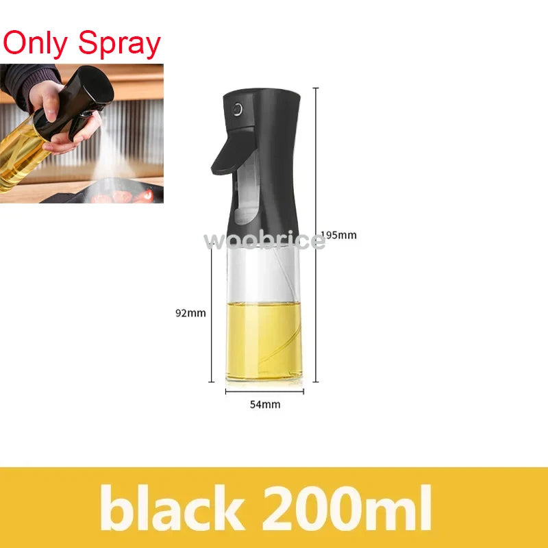 Dispensador de aceite en aerosol 2 en 1 para cocina, pulverizador de aceite o solo cepillo pulverizador para freír al aire, ensaladas, asar, cocinar en la cocina