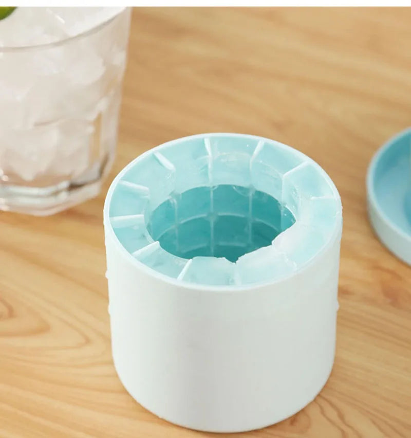 Molde de silicona para cubitos de hielo, cubo de hielo redondo, refrigerador casero DIY de verano, máquina de hielo congelada, molde creativo para cubitos de hielo, herramientas de bar