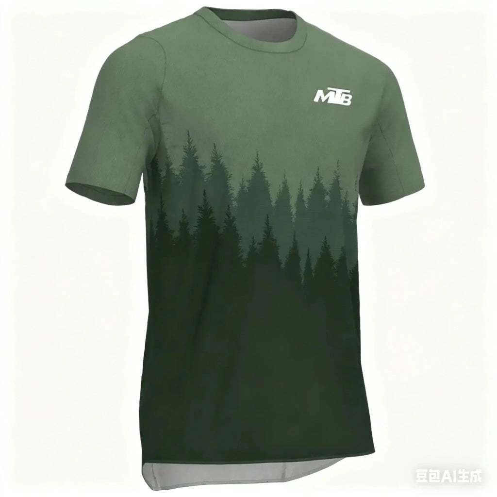 Camisetas de Ciclismo de Montaña, Camiseta de Manga Corta para Deportes al Aire Libre, Ropa Deportiva de Manga Corta para Padres e Hijos