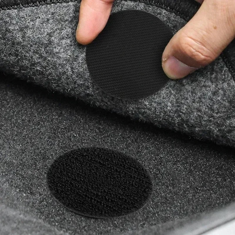 Pegatinas de fijación de alfombra de doble cara para coche, parches fijos, alfombrillas para pies, cintas de agarre antideslizantes, nuevas