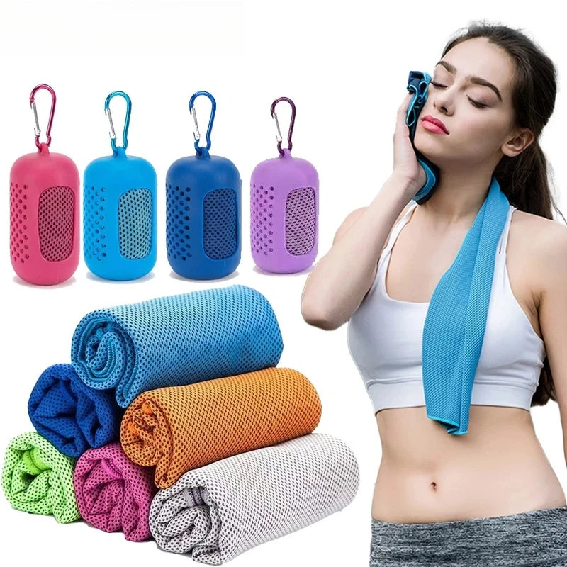 Nueva toalla de microfibra deportiva de secado rápido, toalla súper absorbente para acampar, ultrafina, ligera, para gimnasio, natación, Yoga, toalla de playa