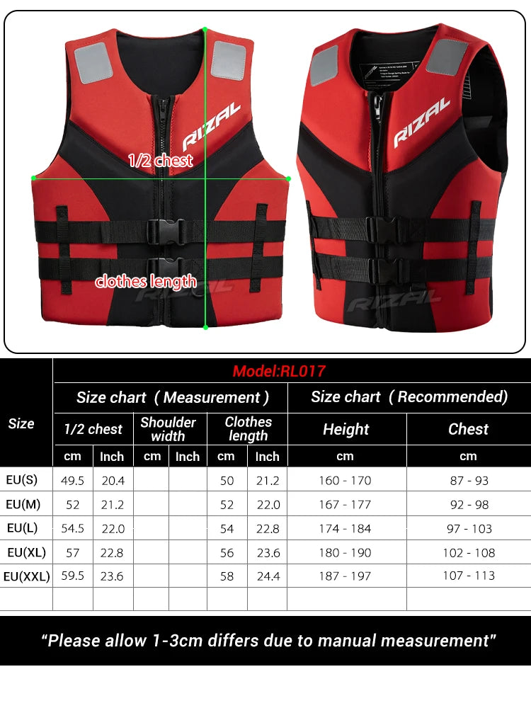 Chaleco salvavidas para adultos, para Surf, Kayak, Wakeboard, lanchas de rescate, balsa, esquí, deportes acuáticos, natación, rescate a la deriva