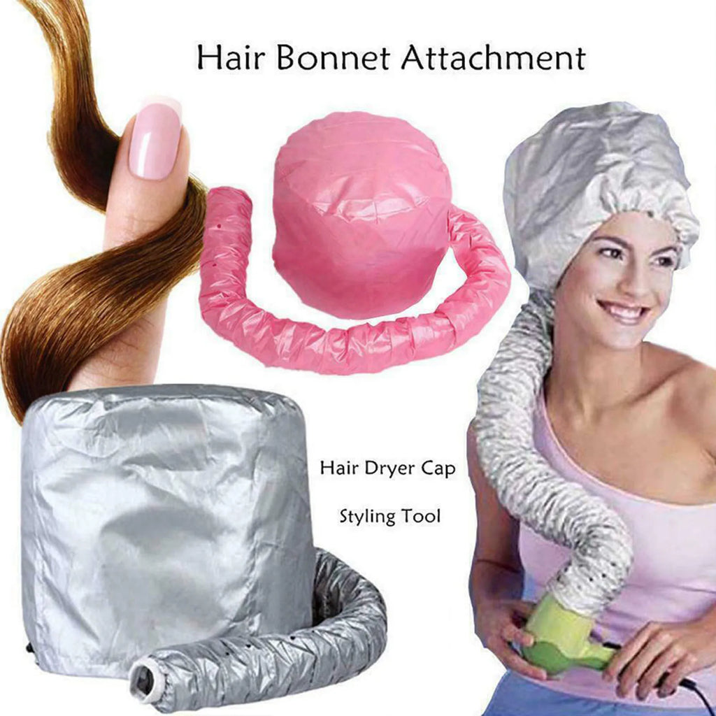 Gorro de vapor para secador de pelo, gorro de secado de estilismo reutilizable, gorro para el cuidado del cabello, gorro para secador de pelo, estilismo de salón de Spa en casa