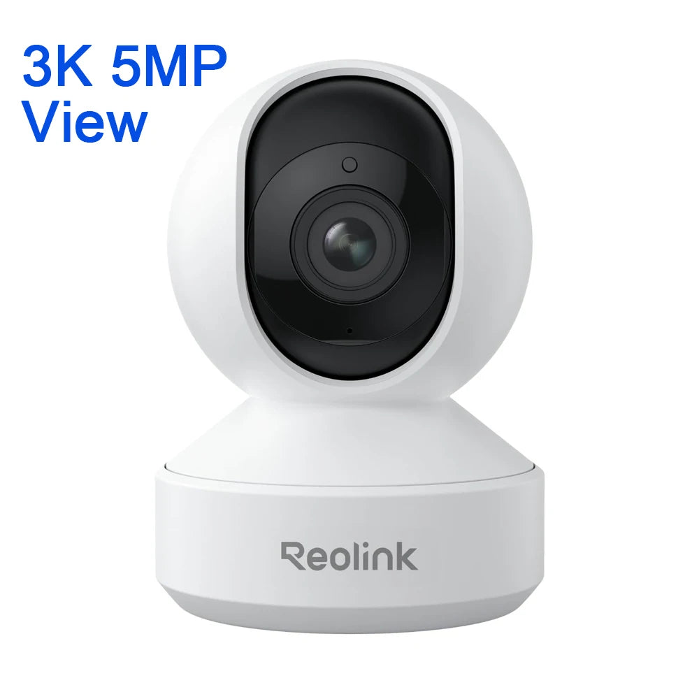 Cámara IP WiFi REOLINK E1 Pro 3K 5MP PT con Seguimiento Automático, Monitor para Bebés, Detección de Personas/Mascotas/Llanto, Audio Bidireccional, Cámara de Seguridad