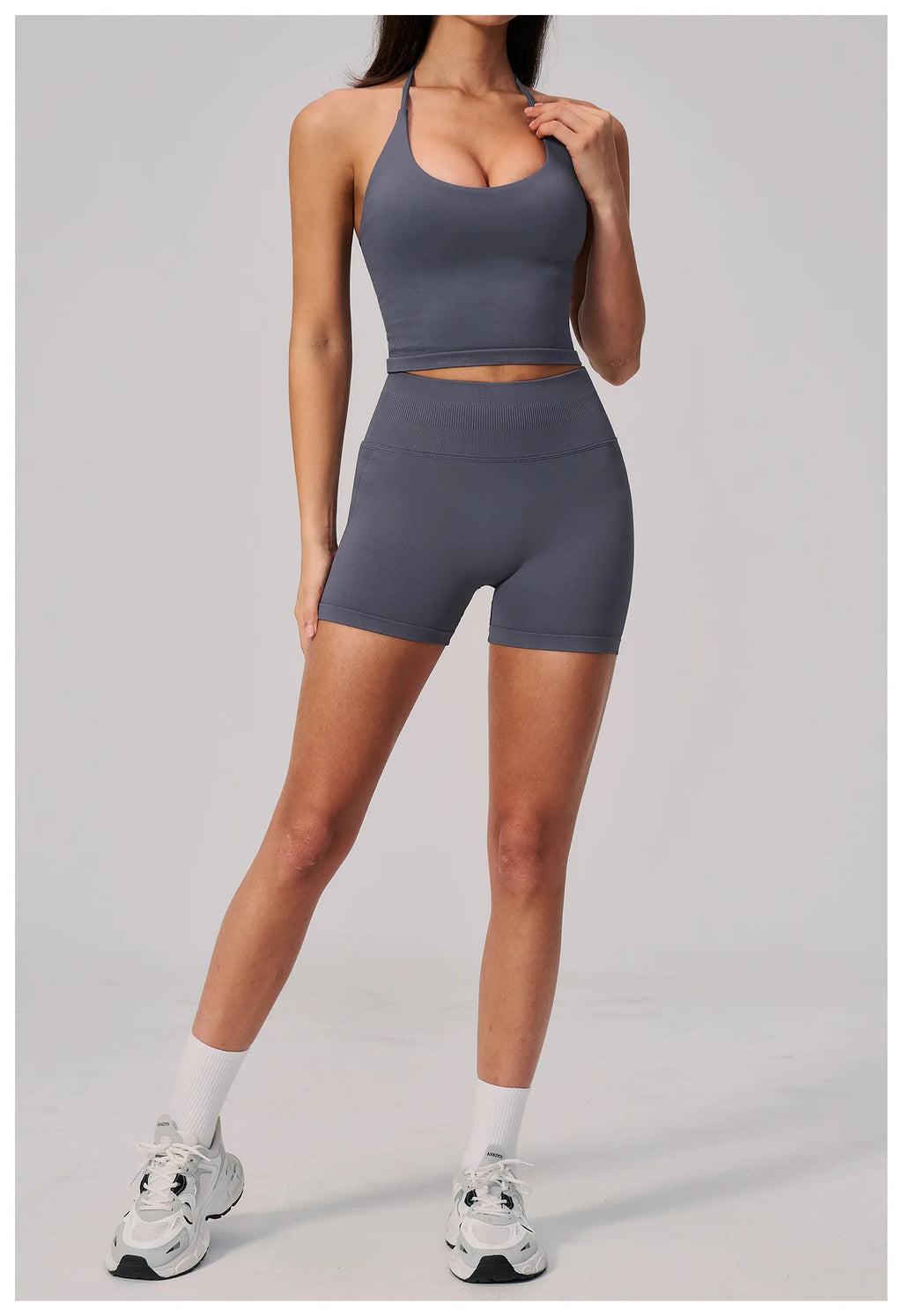 Conjunto de Yoga sin Costuras para Mujer, Ropa Deportiva, Conjunto de Fitness de 2 Piezas, Leggings y Sujetador Deportivo Transpirable, Ropa Deportiva Femenina