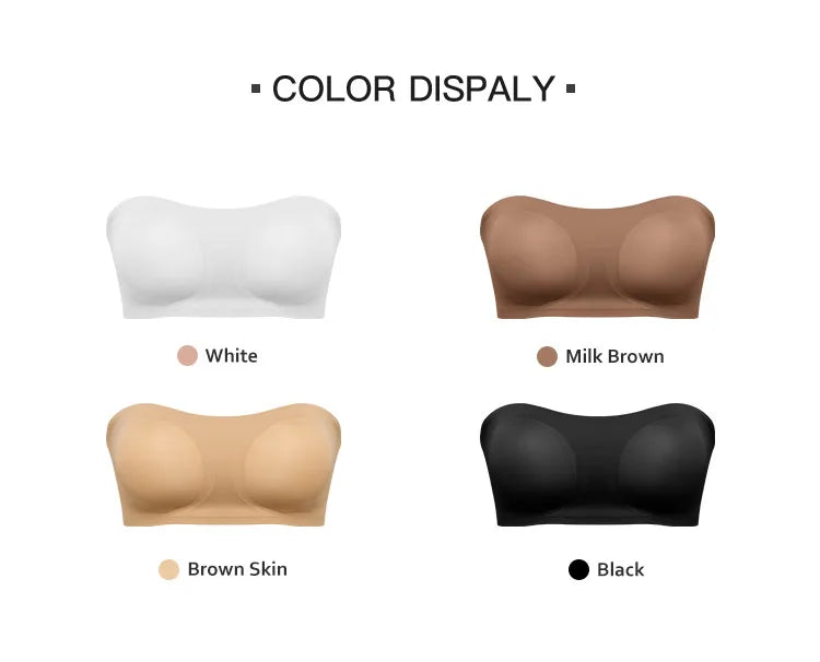 1 unds/3 unids/pack YMQJ sujetador sin costuras acolchado extraíble de seda de hielo suave sin rastro para mujer sujetador sin costuras para mujer sujetador sin tirantes