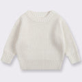 Suéteres de bebé Otoño Invierno niños niñas de manga larga suéter de punto de Color puro bebé niños niñas suéter suéteres ropa